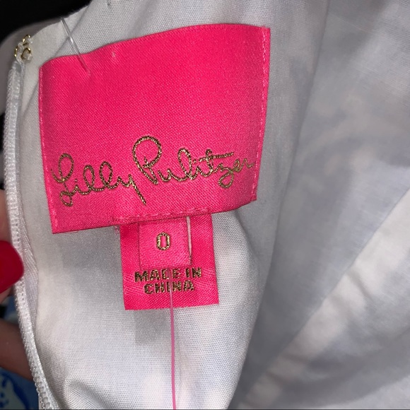 Lilly Pulitzer Mila Shift Blue Peri Dress - Picture 6 of 9